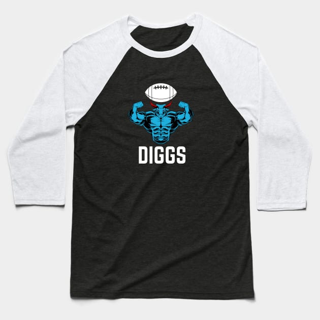 Diggs Buffalo Bills Baseball T-Shirt by Museflash